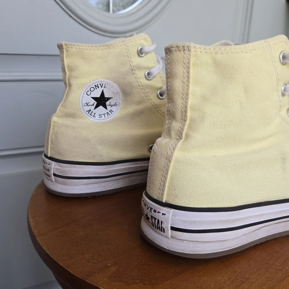 Converse Womens Chuck Taylor All Star Platform High Light Citron